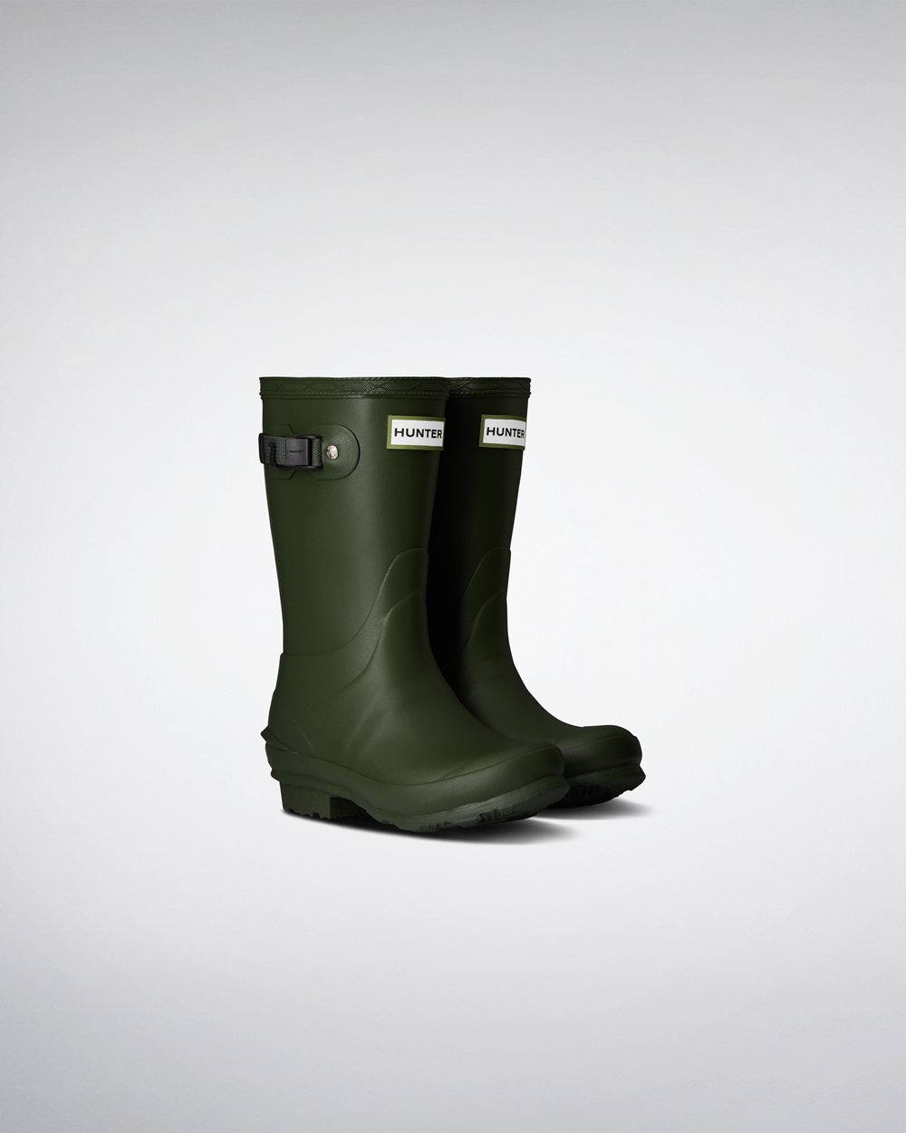 Botas De Agua Norris Hunter Niños - Verdes - 850627TWX